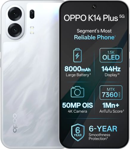 OPPO K14 Plus 5G (8GB RAM + 256GB)