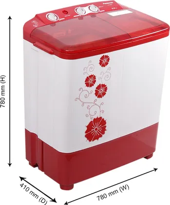 Panasonic NA-W65B2RRB 6.5 Kg Semi Automatic Washing Machine
