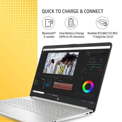 HP 15s-FR2511TU Laptop (11th Gen Core i3/ 8GB/ 512GB SSD/ Win 11 Home)