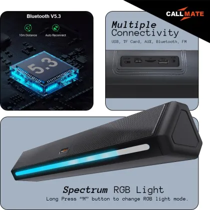 Callmate Prism 20W Bluetooth Soundbar