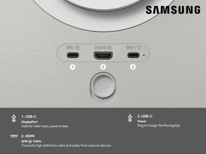 Samsung Movingstyle LSM7F UN27LSM7FAXXZA 27 inch Quad HD Smart Touch Monitor