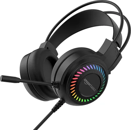 AmazonBasics AB-H01 Wired Gaming Headphones