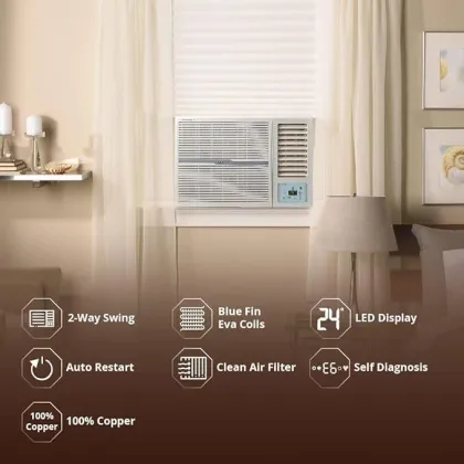 Lloyd GLW12C2YWSEW 1 Ton 2 Star 2025 Window AC