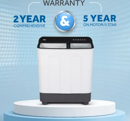 Haier HTW85-178BK 8.5 kg Semi Automatic Washing Machine