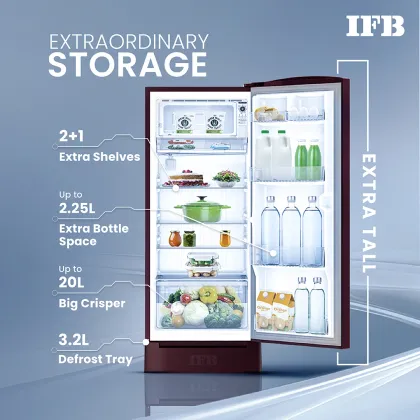 IFB IFBDC-2235DRBED 197 L 5 Star Single Door Refrigerator