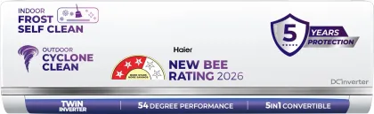 Haier HSA12VP-S3NB-I 1 Ton 3 Star Inverter Split AC