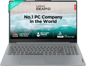 Lenovo IdeaPad Slim 3 15AMN8 82XQ00NYIN Laptop (AMD Ryzen 3 7320U/ 8GB/ 512GB SSD/ Win11 Home)