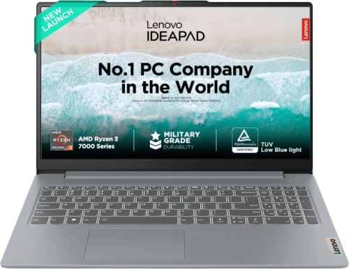 Lenovo IdeaPad Slim 3 15AMN8 82XQ00NYIN Laptop (AMD Ryzen 3 7320U/ 8GB/ 512GB SSD/ Win11 Home)