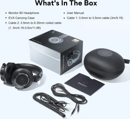 OneOdio Monitor 80 Wired Headphones