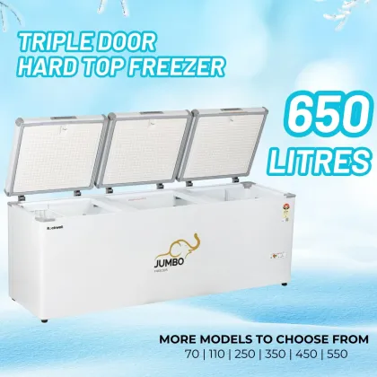 Rockwell SFR750TD 650 L Triple Door Deep Freezer