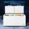 Haier HFC-385CM5 350 L 5 Star Double Door Deep Freezer
