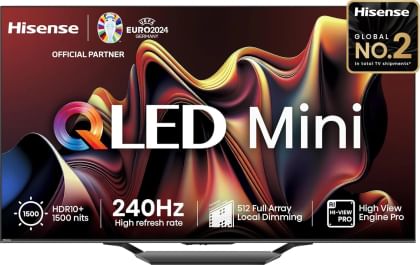 Hisense U7N 55 inch Ultra HD 4K Smart Mini LED TV
