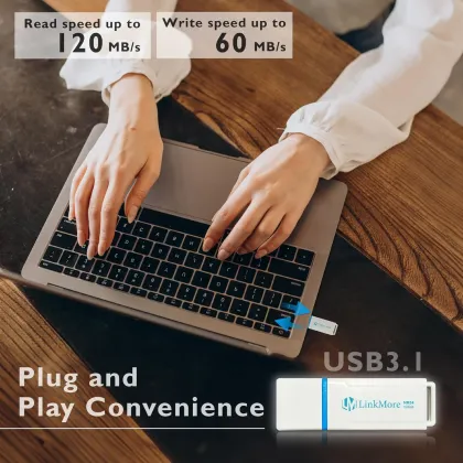 LinkMore NR34 128GB USB3.2 Flash Drive - image 3