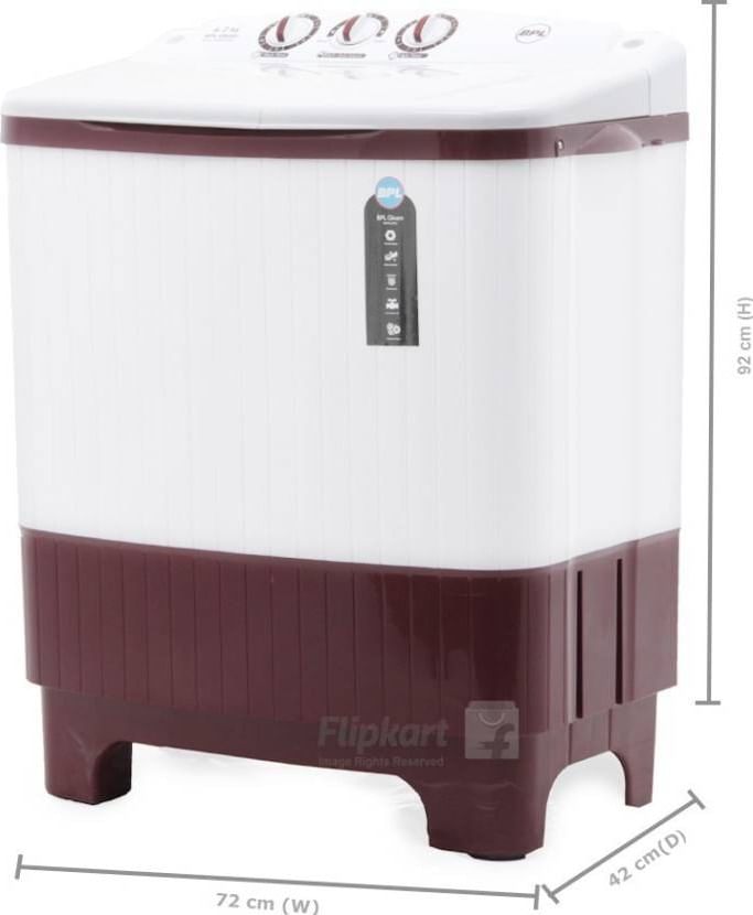 bpl 6.2 kg semi automatic top load washing machine