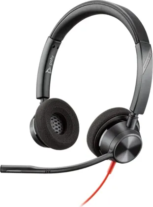 Poly Blackwire 3320 Wired Headphones