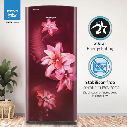 Voltas Beko RDC215D/S0WSR0M0000GO 183 L 2 Star Single Door Refrigerator