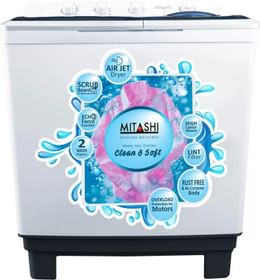 Mitashi MiSAWM98v25 AJD 9.8 kg Semi Automatic Top Load Washing Machine