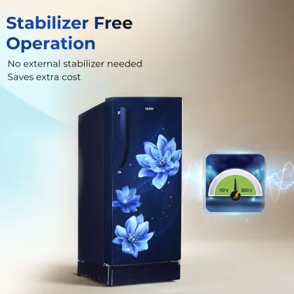 Haier HED-204MFBA-P 190 L 4 Star Single Door Refrigerator