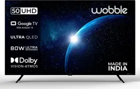 Wobble X Series 50 inch Ultra HD 4K Smart QLED TV (WB50QDXGU2875T24)
