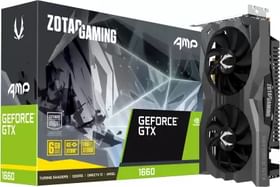 ZOTAC NVIDIA GeForce GTX 1660 AMP Edition 6 GB GDDR5 Graphics Card