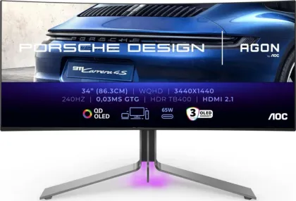 AOC Agon Pro PD34 34 inch WQHD Ultra Wide Curved Monitor
