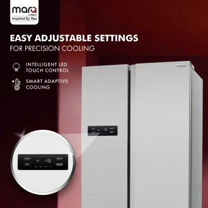 MarQ by Flipkart 584MS025MQS 584 L Side by Side Refrigerator