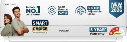 Voltas 183INV CAV-1 1.42 Ton 3 Star 2026 Inverter Split AC