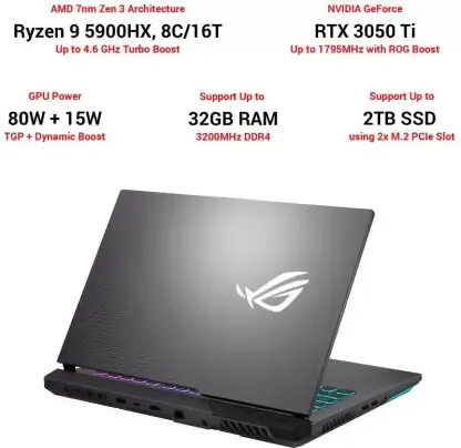 Gaming Laptop Amd Ryzen 5900hx Laptops Asus ROG Strix G513QE