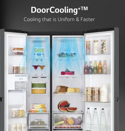 LG GL-B257EMCX 655 L Side By Side Refrigerator