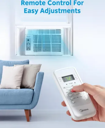 Midea MAW06R1CWT 6000 BTU 115V Window AC
