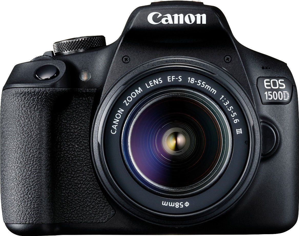 Canon EOS 1500D DSLR Camera EF S 18 55 IS II 55 250 IS 