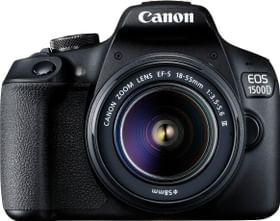 Canon EOS 1500D DSLR Camera (EF-S 18-55 IS II + 55-250 IS II)