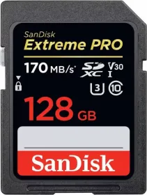 SanDisk Extreme Pro 128 GB SDXC UHS-I Memory Card
