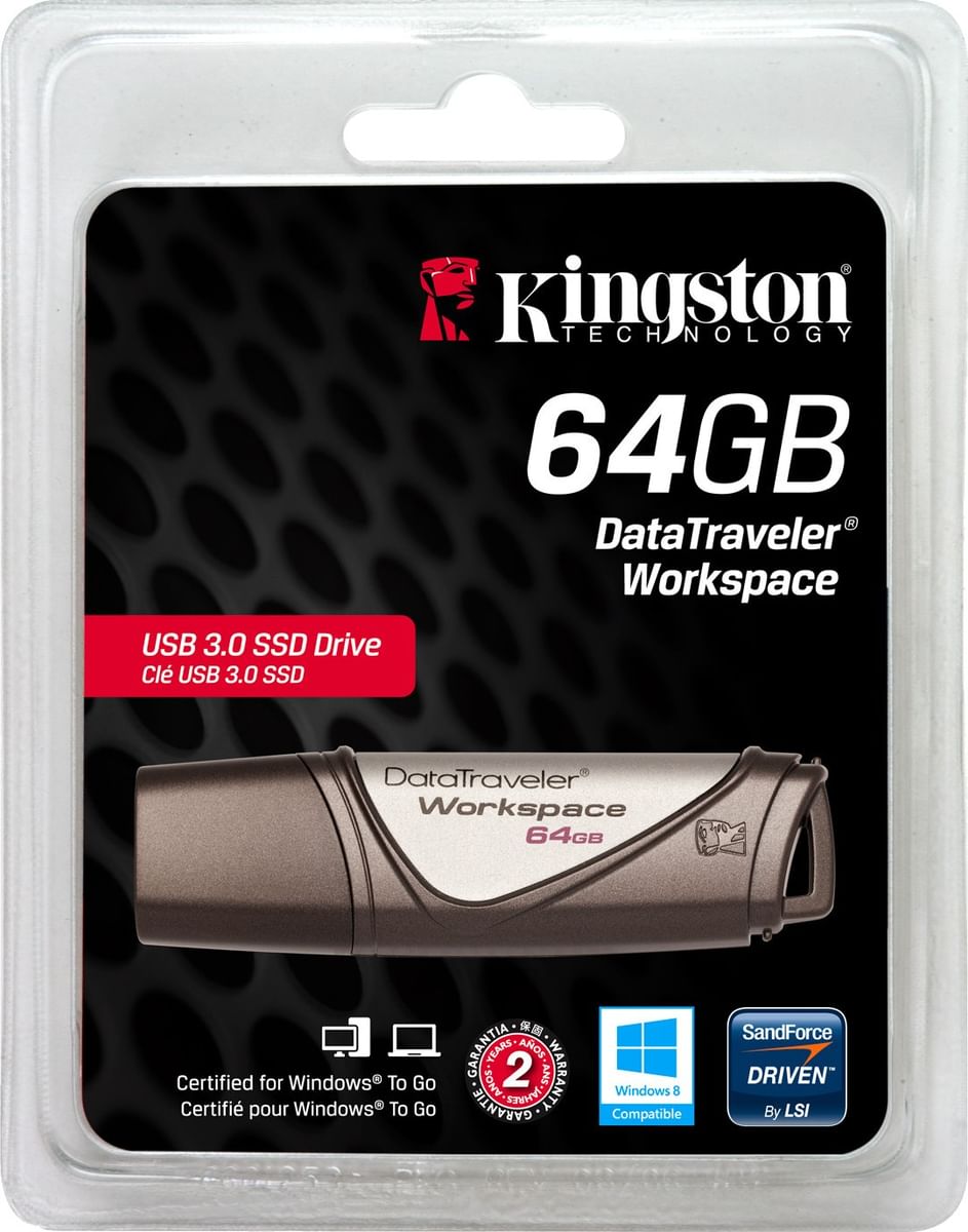 Kingston 64Go USB 3.2 IronKey Locker+ 50 - Clé USB Kingston