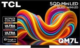 TCL QM7L Series 55 inch Ultra HD 4K Smart SQD-Mini LED TV (55QM7L)