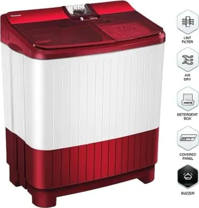 Panasonic NA-W80H6RRB 8 kg Semi Automatic Washing Machine