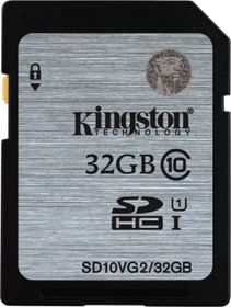 Kingston UHS-I 32GB SDHC Class 10 80MB/s Memory Card