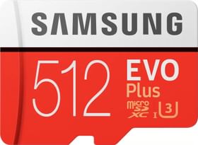 Samsung Evo Plus 512 GB UHS 3 Class 10 100 MB/s Memory Card