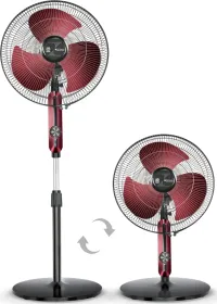 Zigma Ignis 400 mm 3 Blade 2 in 1 Convertible Pedestal Fan