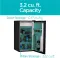 BLACK+DECKER BCRK32B 3.2 Cu Ft Single Door Mini Refrigerator