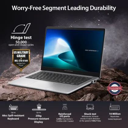 Asus Expertbook P1 14 P1403CVA-S61821WS Laptop (Intel Core 3 100U/ 8GB/ 512GB/ Win11)
