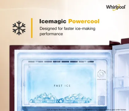 Whirlpool 215 IMPC ROY Wine Peony-Y 192 L 4 Star Single Door Refrigerator