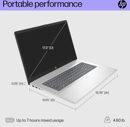 HP 17-cn2099nr Laptop (12th Gen Core i5/ 8GB/ 512GB SSD/ Win 11)