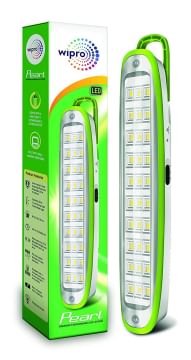 Wipro Pearl 3-Watt Rechargeable Emergency LED Lantern (Green)