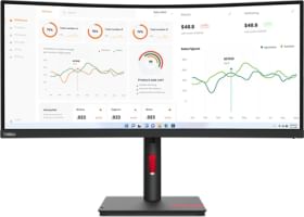 Lenovo ThinkVision T34w-30 34 inch WQHD Ultrawide Curved Monitor