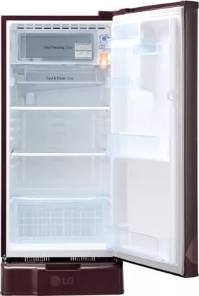 LG GL-D191KSOW 188 L 3-Star Single Door Refrigerator