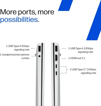 HP OmniBook 5 16-ag1087au Next Gen AI Laptop(AMD Ryzen AI 7 350/ 24GB/ 1TB SSD/ Win11)