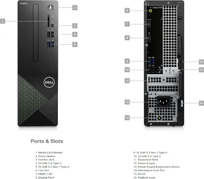 Dell Vostro 3710 Desktop PC (12th Gen Core i3/ 8 GB RAM/ 1 TB HDD/ 256 GB SSD/ Win 11) - image 5