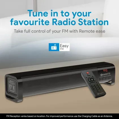 Amkette Boomer Compact Pro Wireless Soundbar