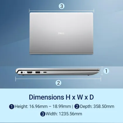 Dell D15260 15 AI Laptop (Intel Core Ultra 5 225U/ 16GB/ 512GB SSD/ Win11)